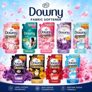 👕Downy Fabric Softener Refill 1.35L-1.45L | Anti Apek Fresh Bouquet Passion Mystique Lavender Sunrise