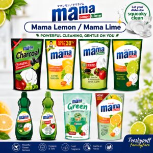 🍋MAMA LEMON/LIME Dishwashing Refill 680ml Green Tea | Black Seed | Yuzu | Cucumber