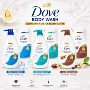 🧴Dove Body Wash Serum 800ml | Moisture Renew, Pampering Care & Sensitive Relief
